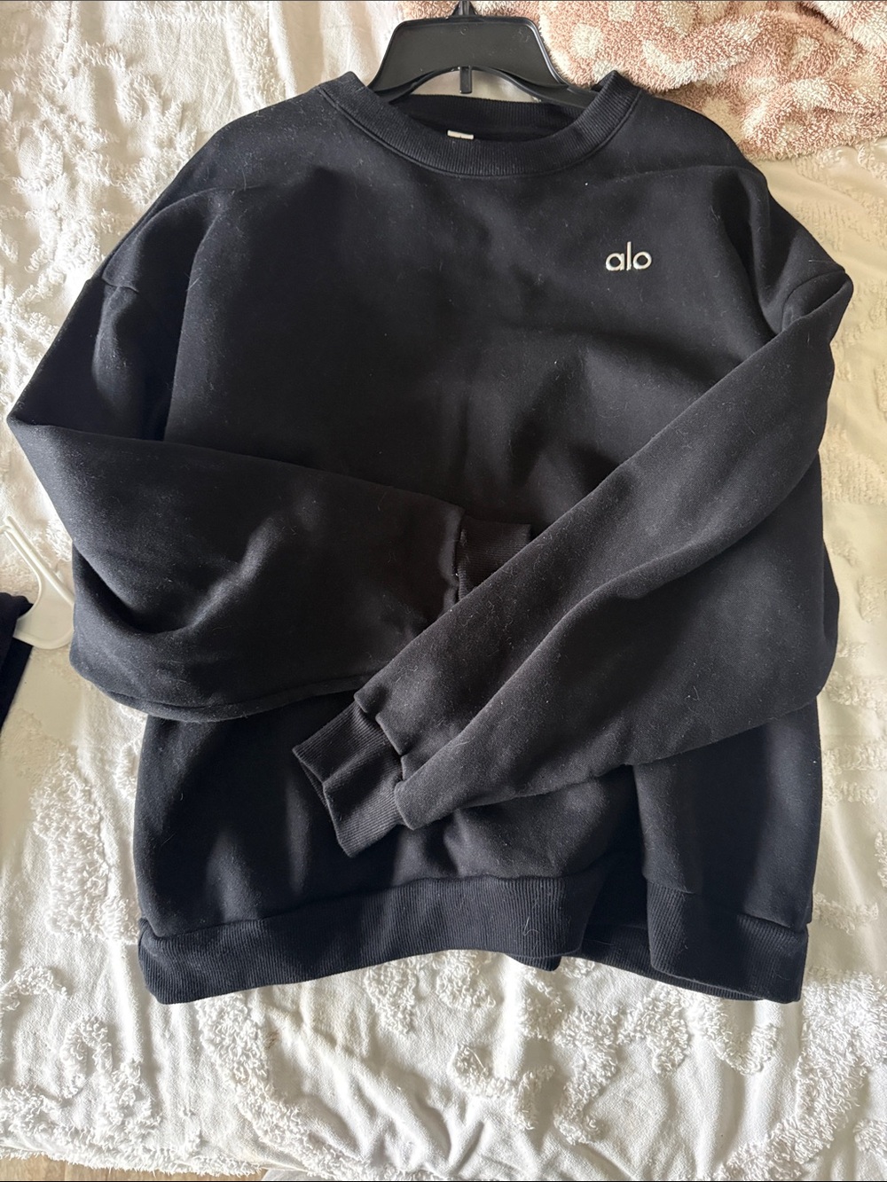 🖤 Alo Black Crewneck Sweatshirt Like New